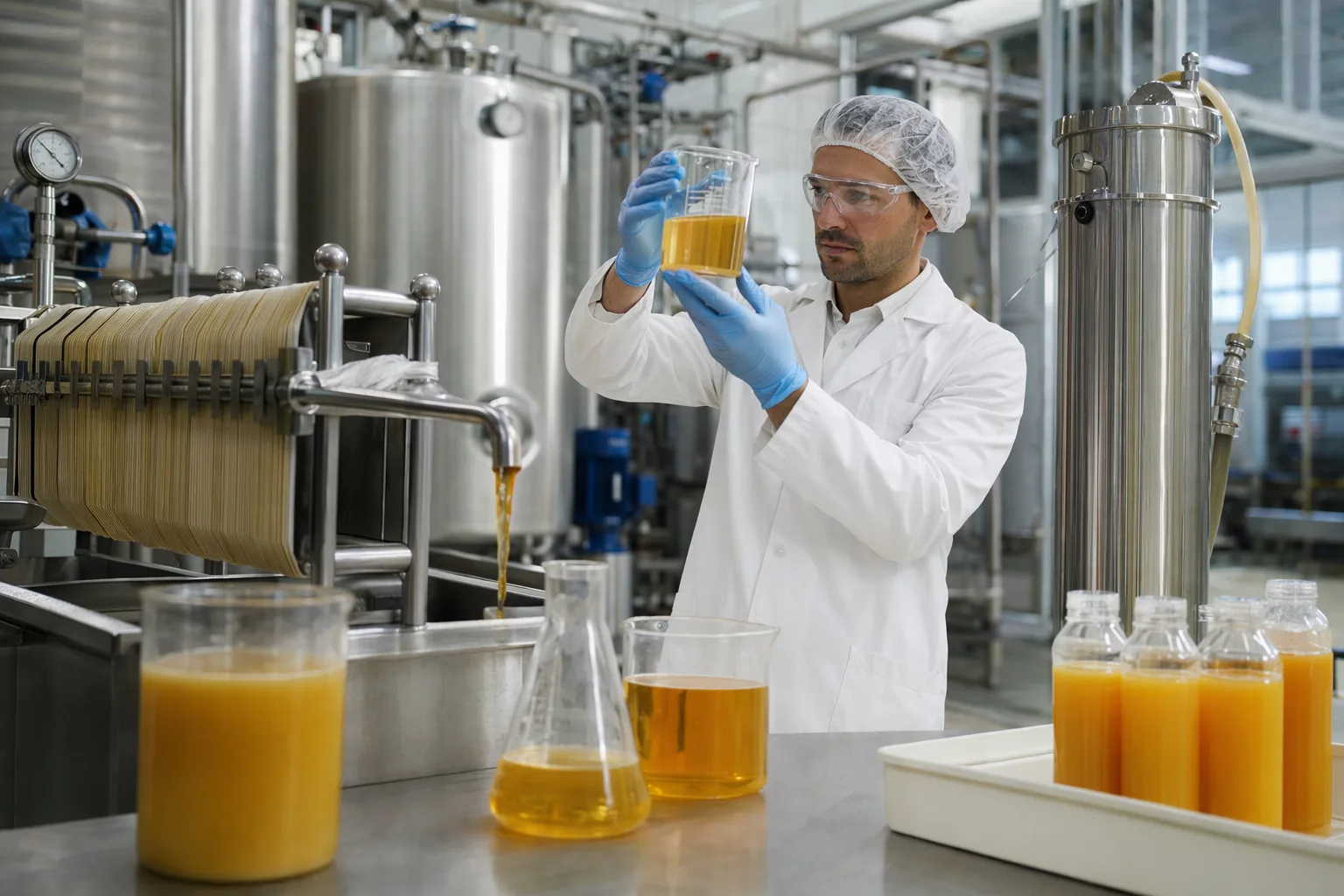 Enzim for juice clarification: pektináz formulázása ipari gyümölcslé-derítéshez